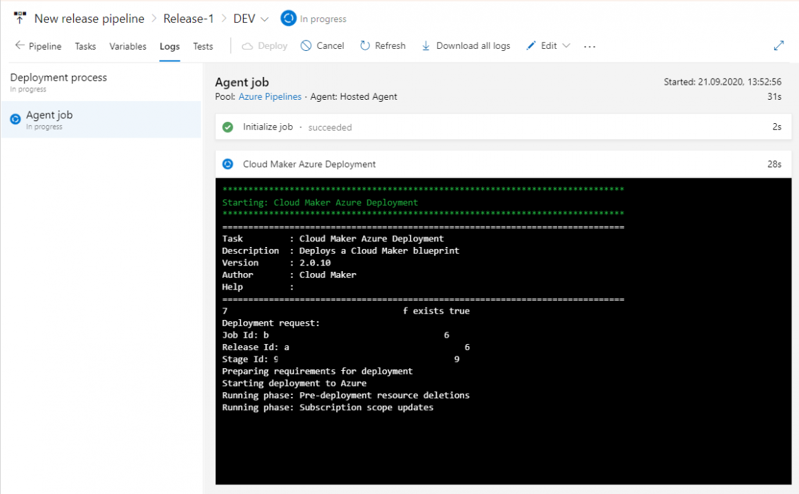 Azure DevOps release