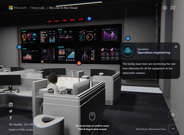 Virtual Tour of the Azure Data Center